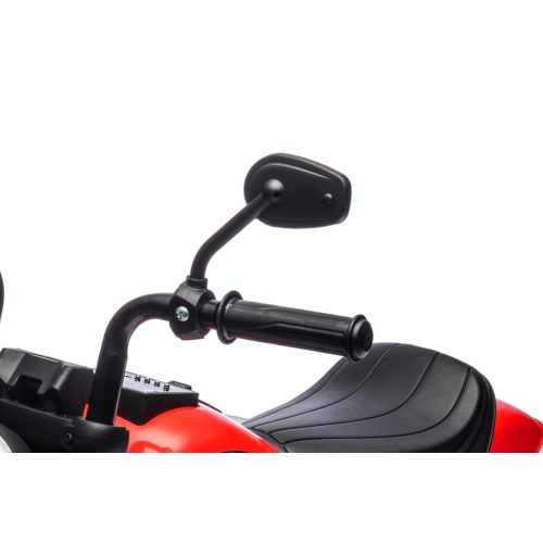 Motor na akumulator Chopper FASTER Czerwony AHL008.CR